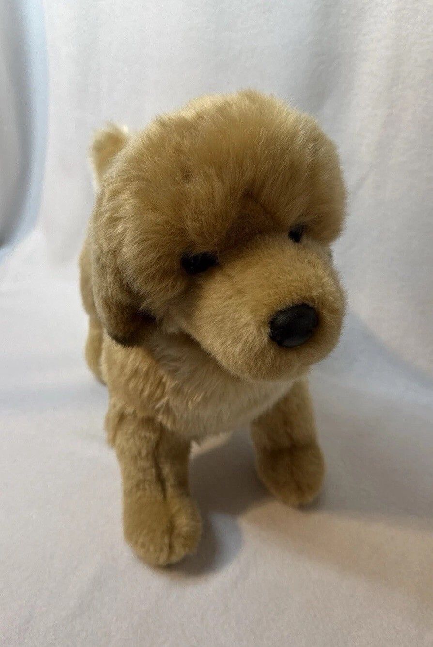 Bass Pro Shops Soft Realistic Golden Retriever Standing Puppy Dog Stuffed Plush